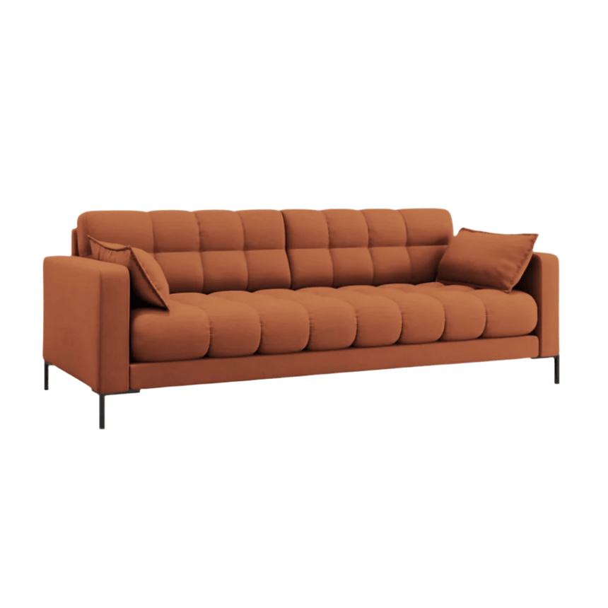 Mamaia 4 személyes szövet kanapé fekete lábbal