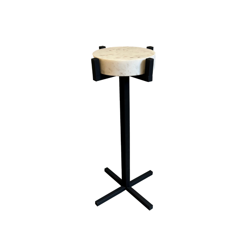 White márvány lerakóasztal