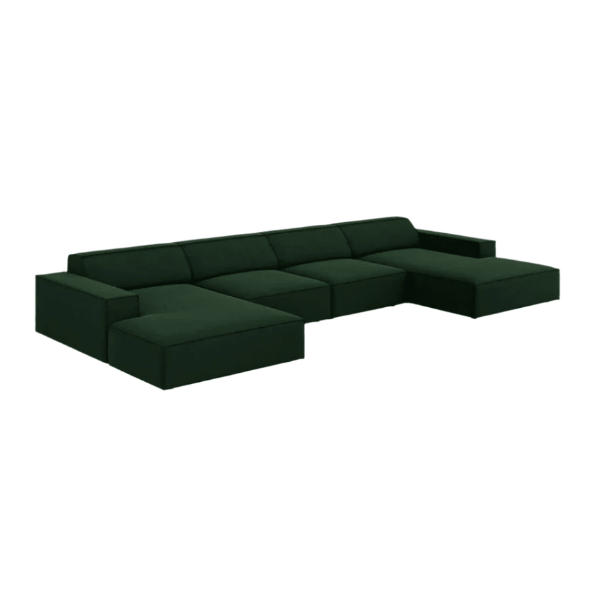Jodie U-Shaped Velvet Sofa