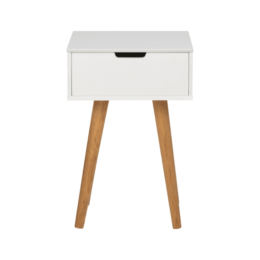 Mitra fa éjjeliszekrény fa lábbal