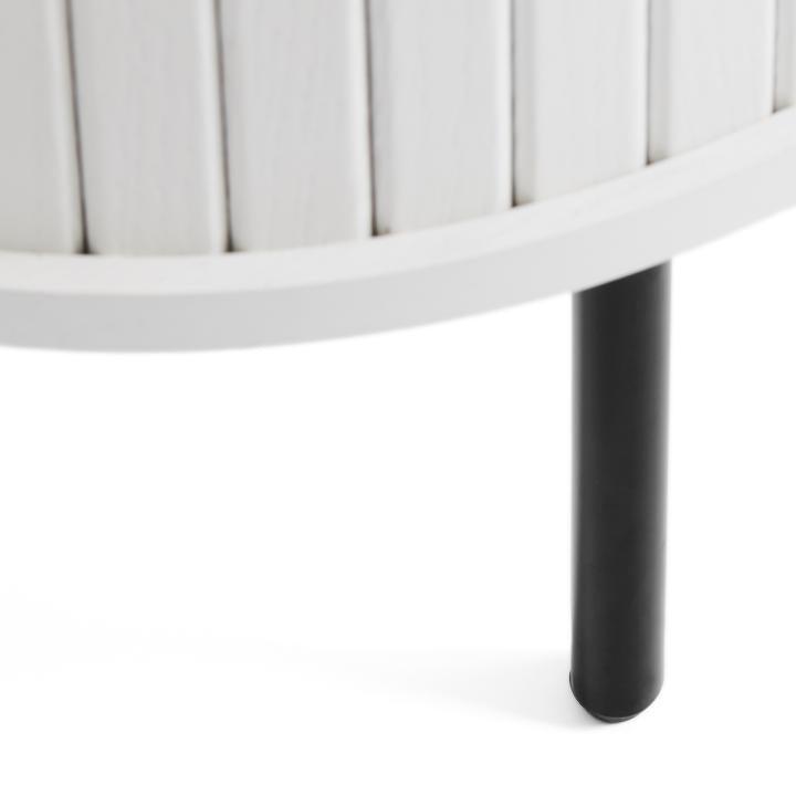 Nola wooden coffee table with sliding doors