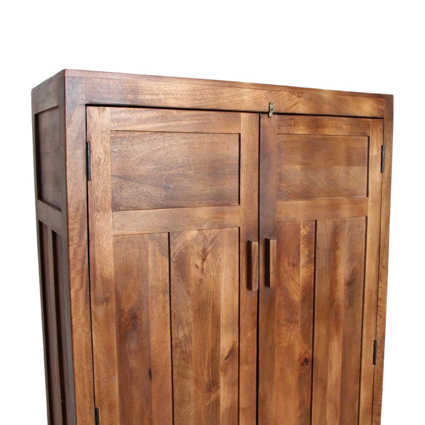 Brown fa magas kabinet