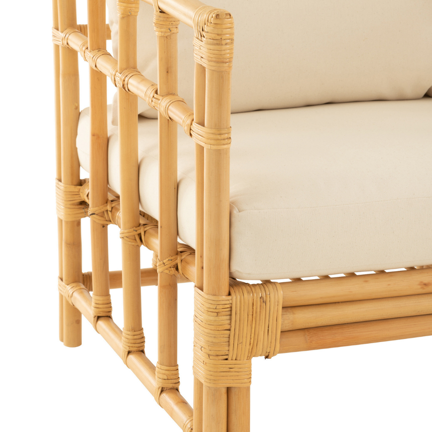 Elise 2-seater fabric sofa