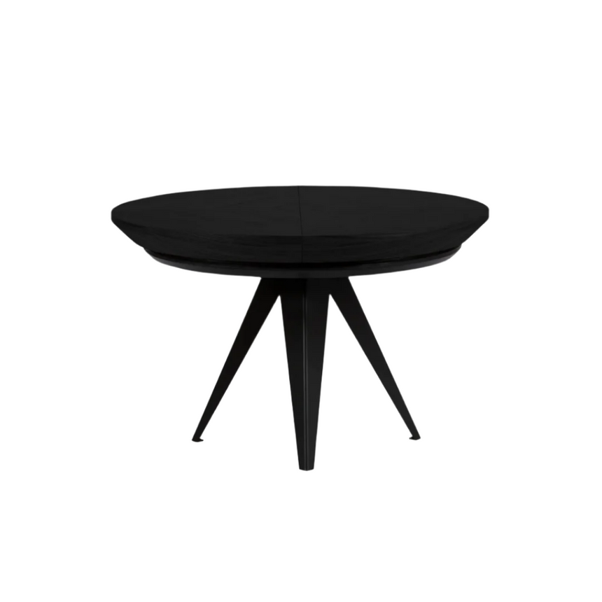 Toni extendable wooden dining table Ø120