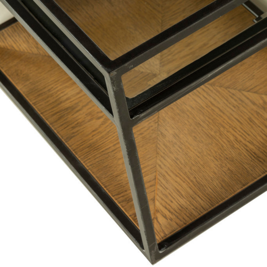 Noa wooden bedside table