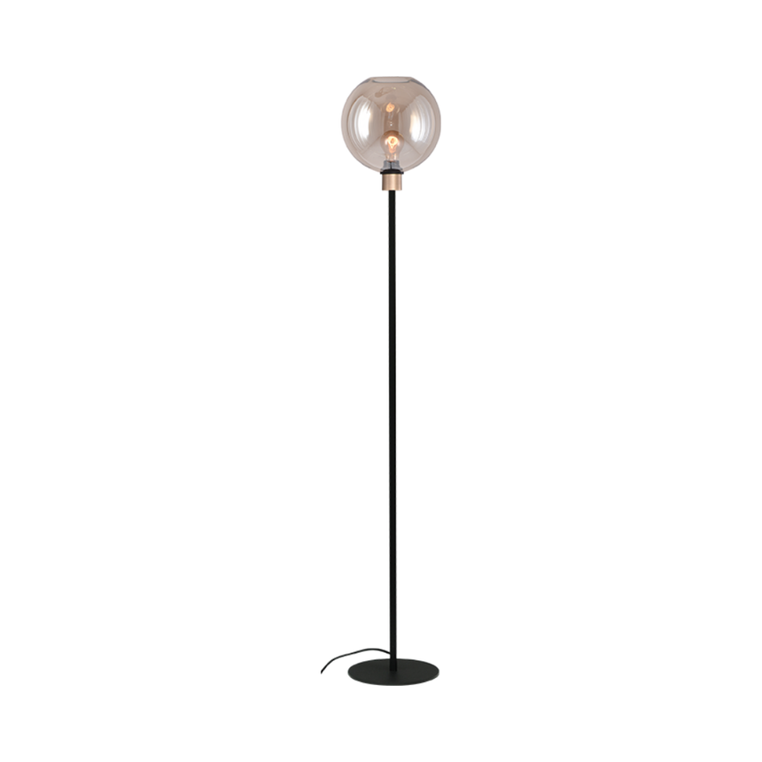 Lava 3-bulb dark gray glass pendant lamp
