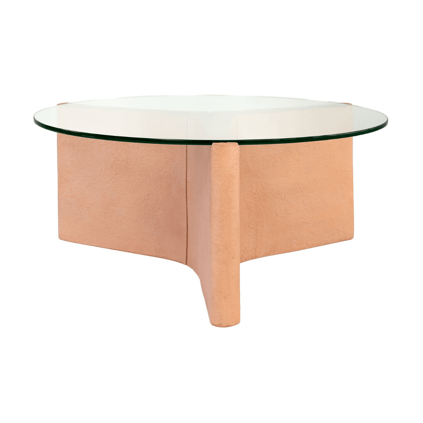 Yenn üveg dohányzóasztal