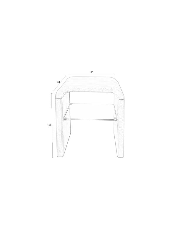 Brave fa lerakóasztal