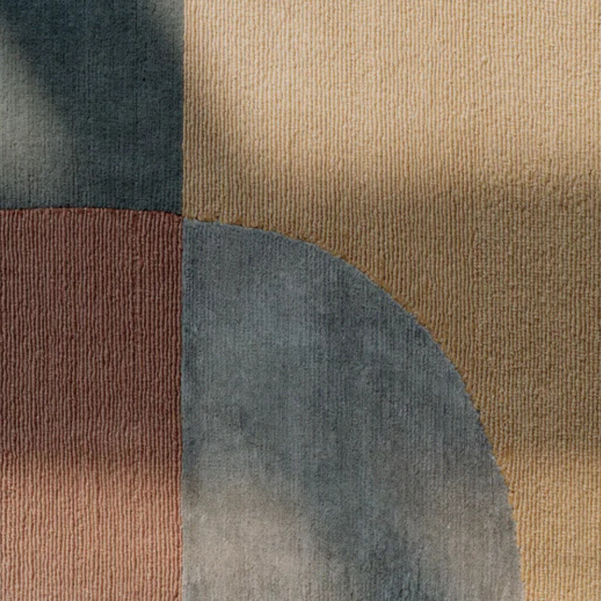 Muted Frontier wool rug