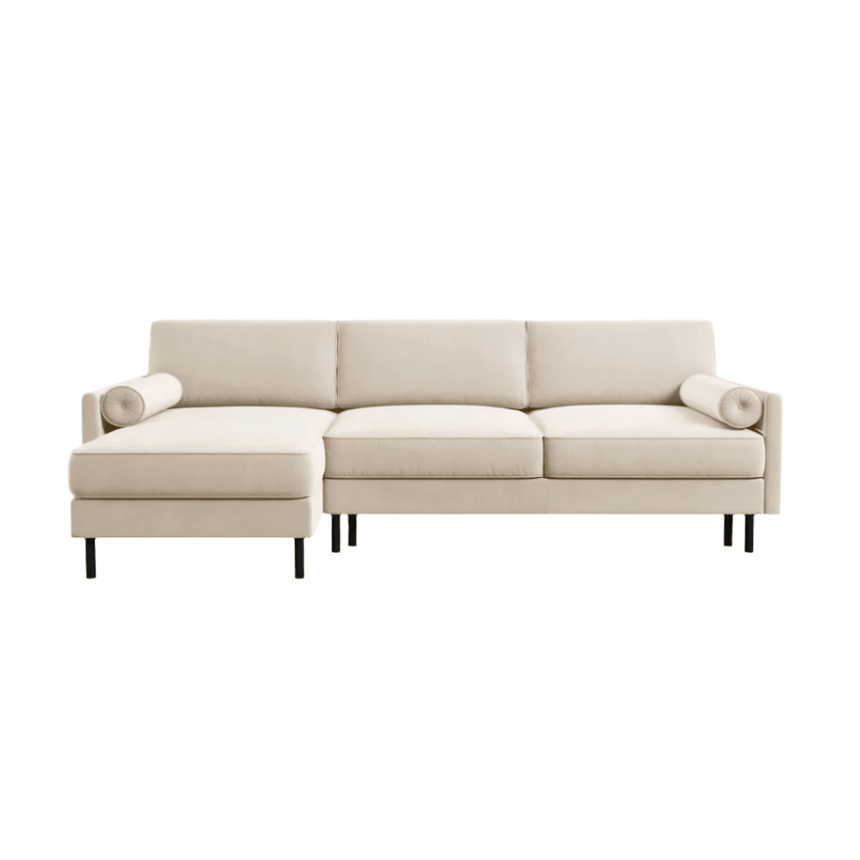 Scott balos bársony sarokkanapé