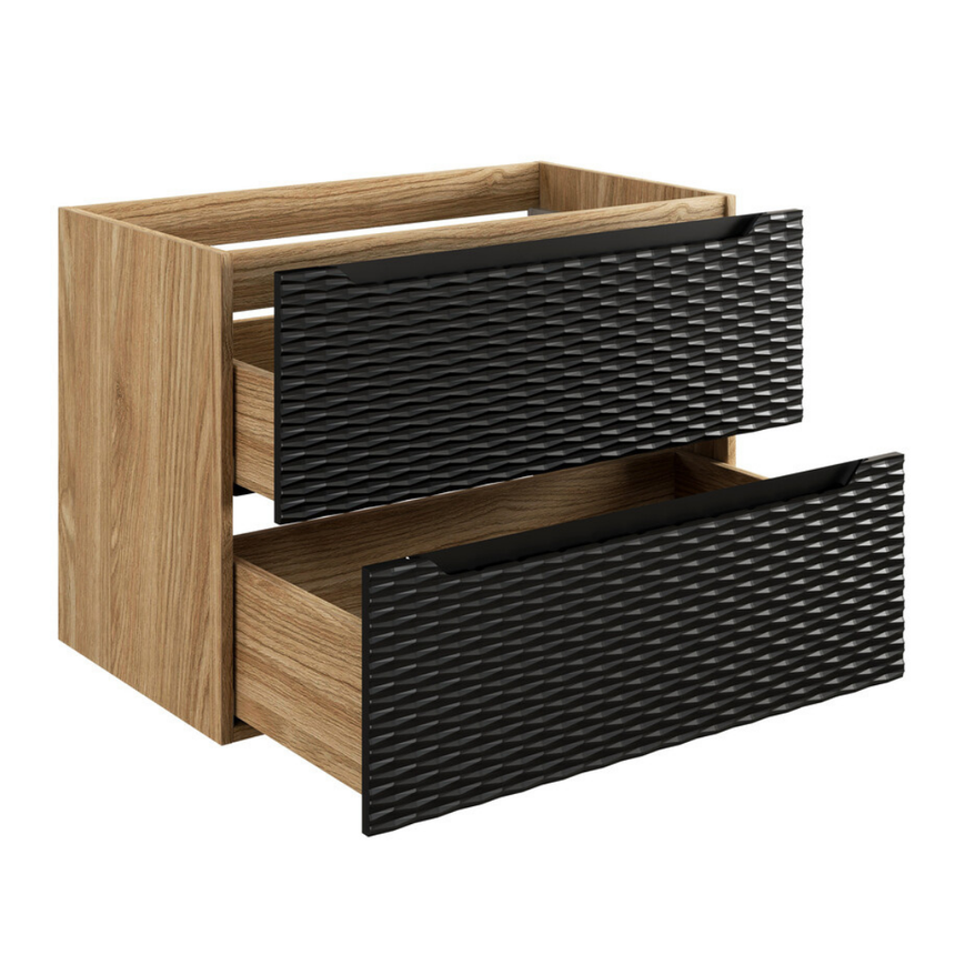 Baggy woven chenille pouf