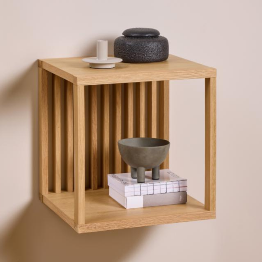 Seaford wooden wall shelf 75x91