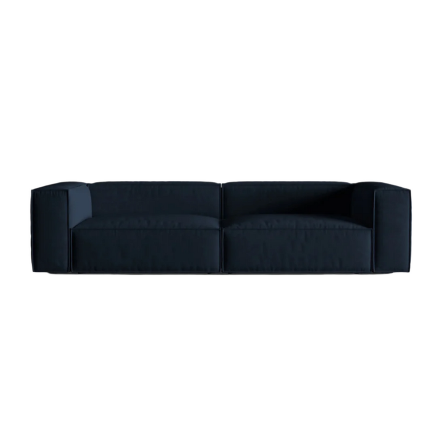 Ruby 2-seater velvet sofa