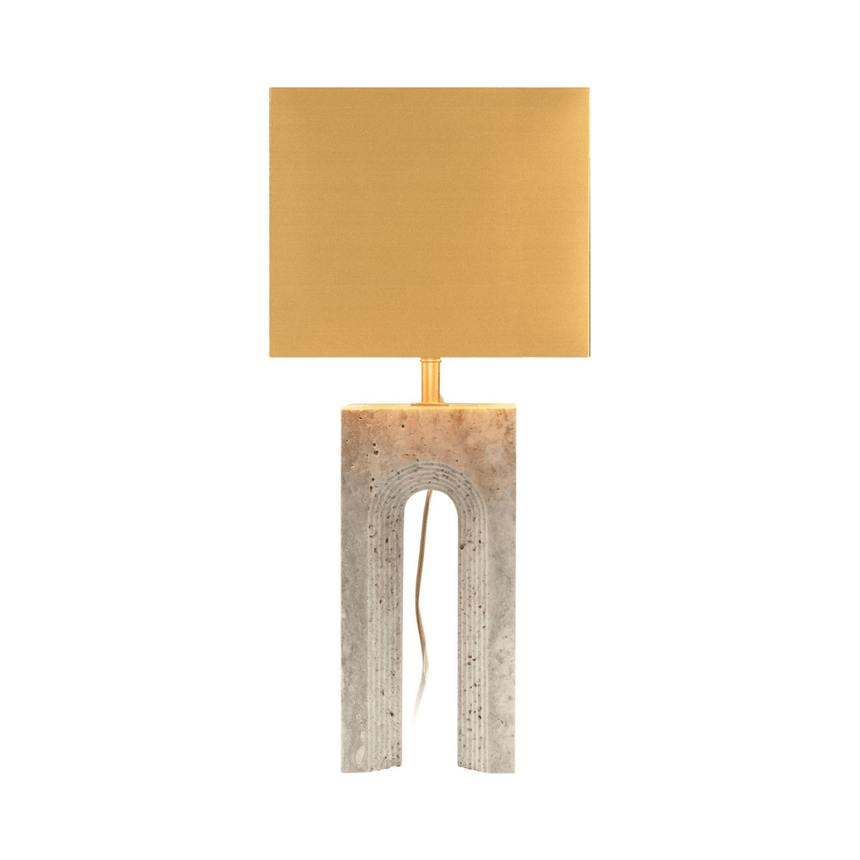 Reso One limestone table lamp