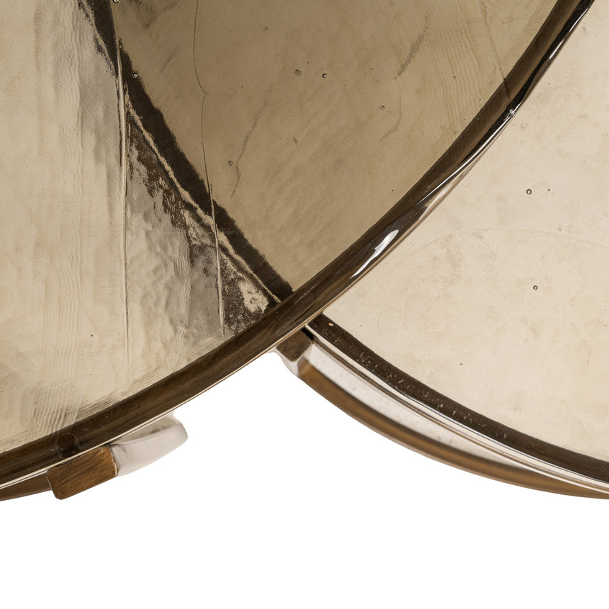 Bloomville 2-door textile leather cabinet