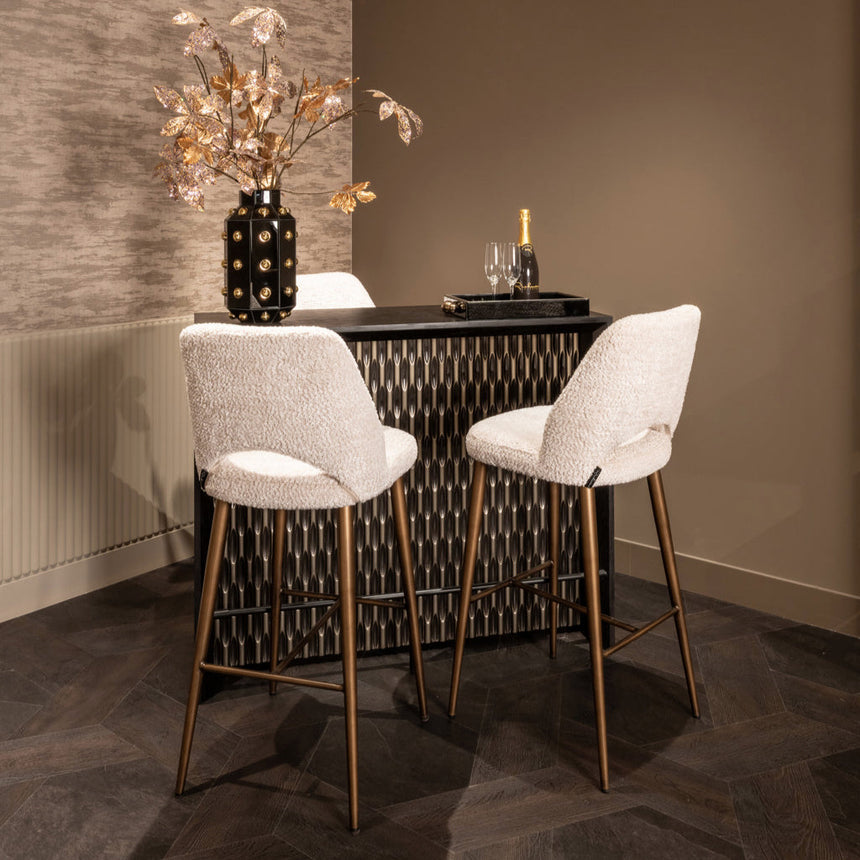 Bolton fabric bar stool