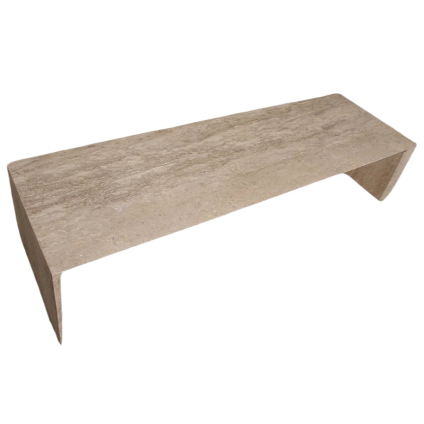 Travertin mészkő dohányzóasztal