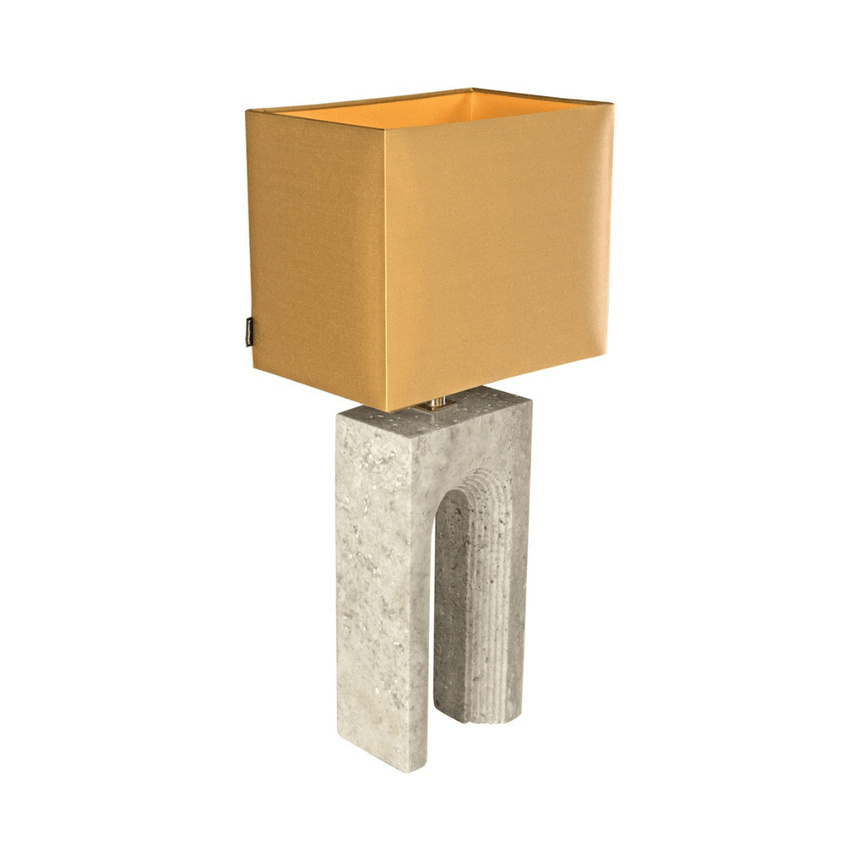 Reso One limestone table lamp