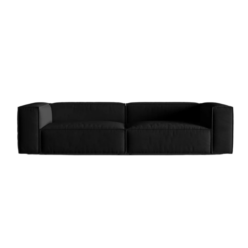 Ruby 2-seater velvet sofa