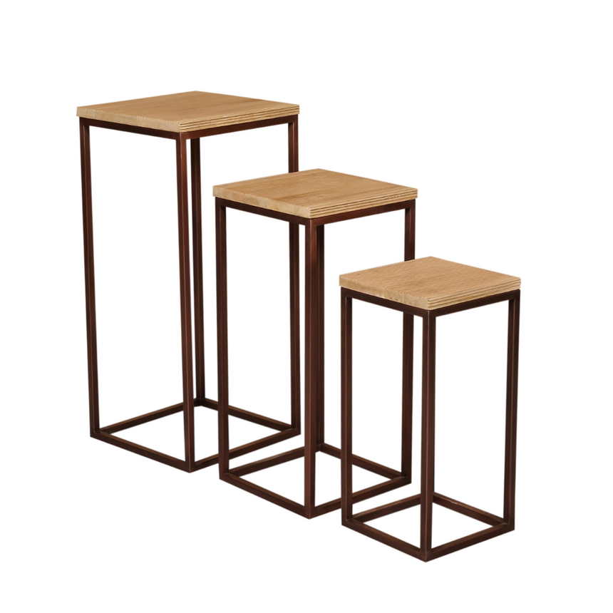 Noa wooden bedside table