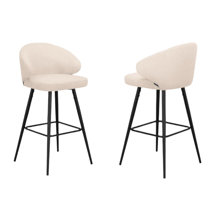 Zane fabric bar stool set
