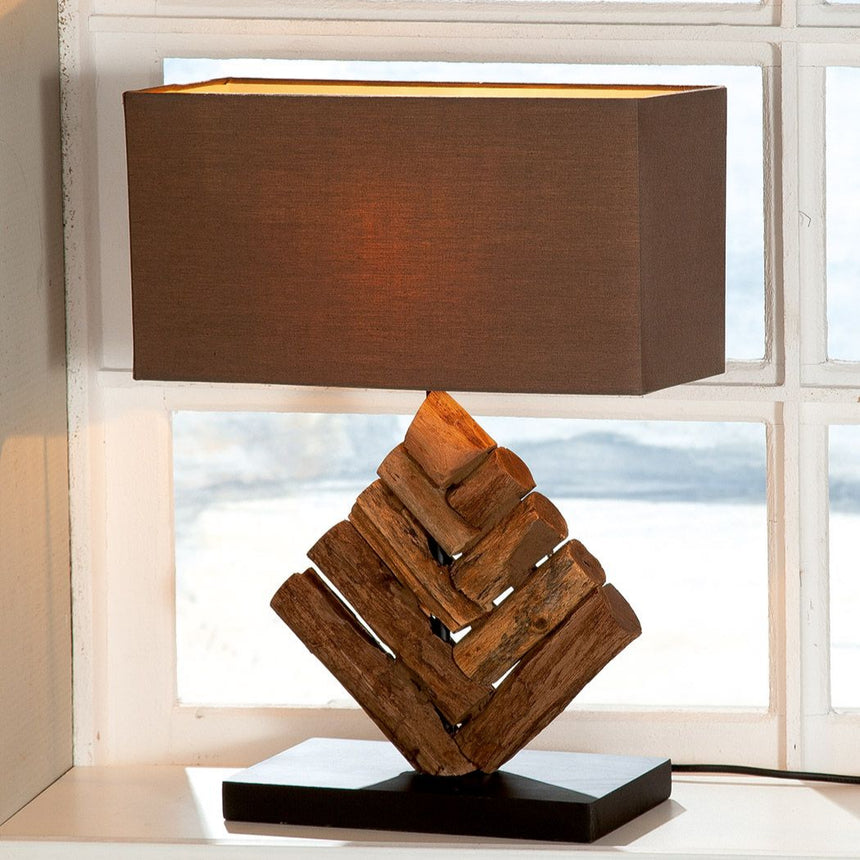 Monkey resin table lamp 34cm