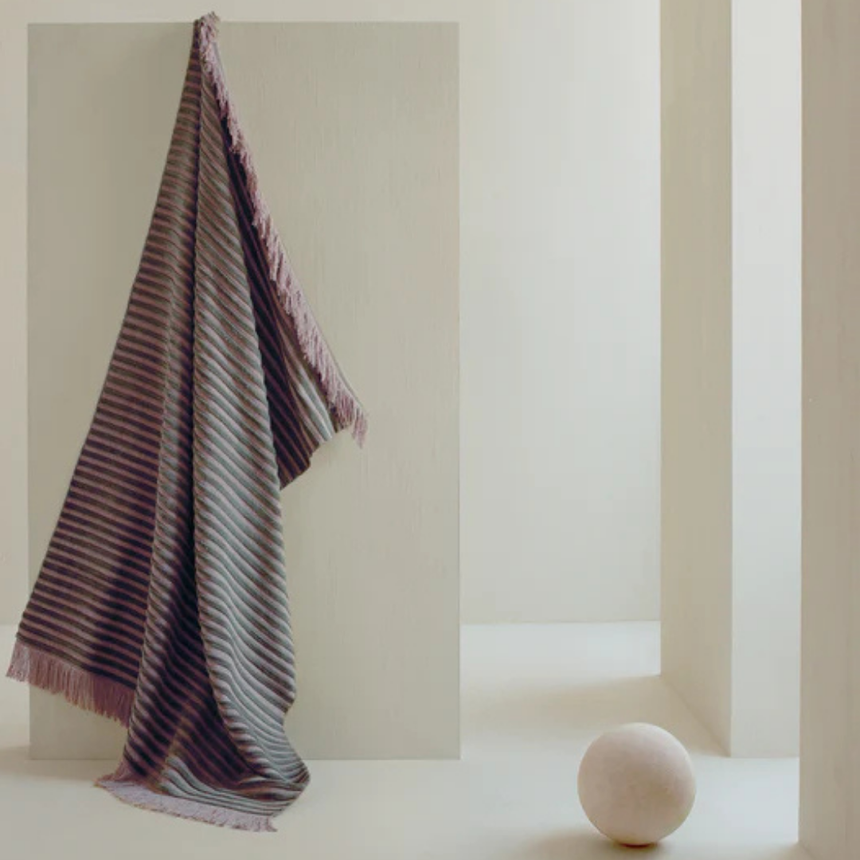 Muted Frontier wool rug