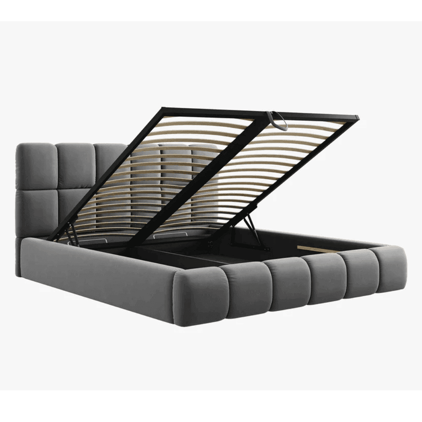 Bellis velvet bed frame 180x200