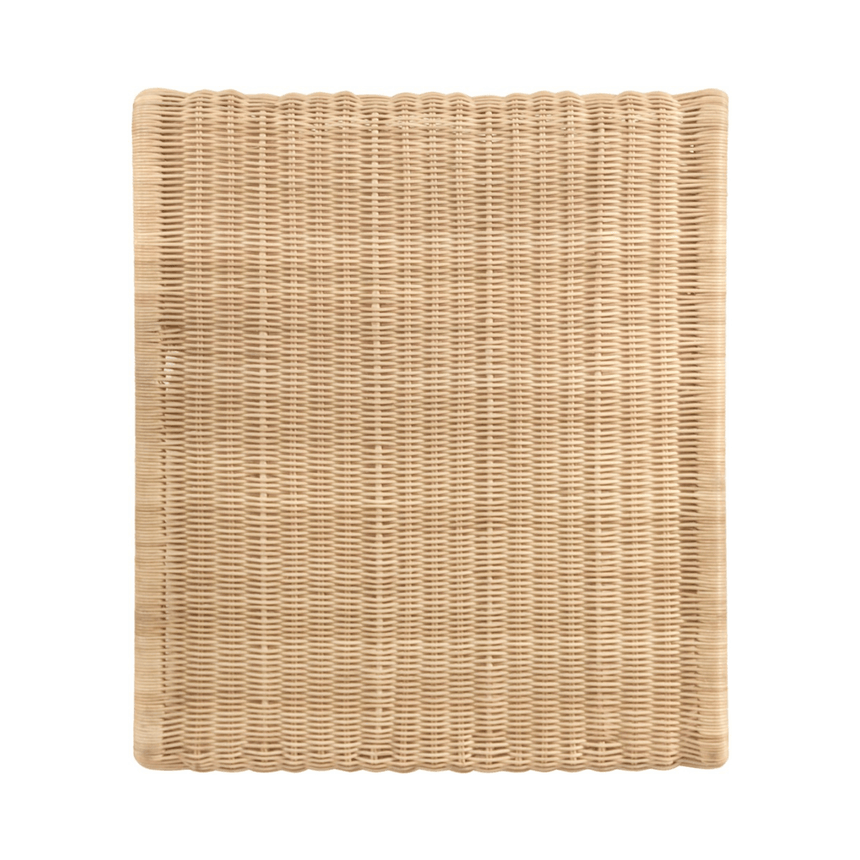 Ribbon rattan armchair