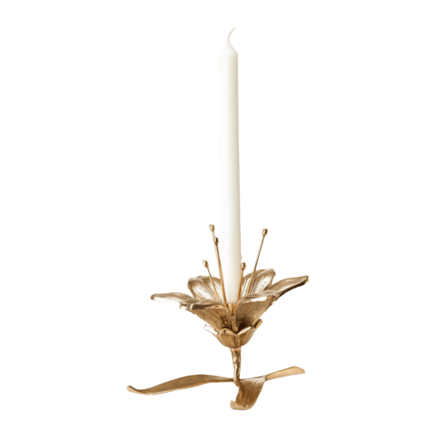 Lilly metal candle holder