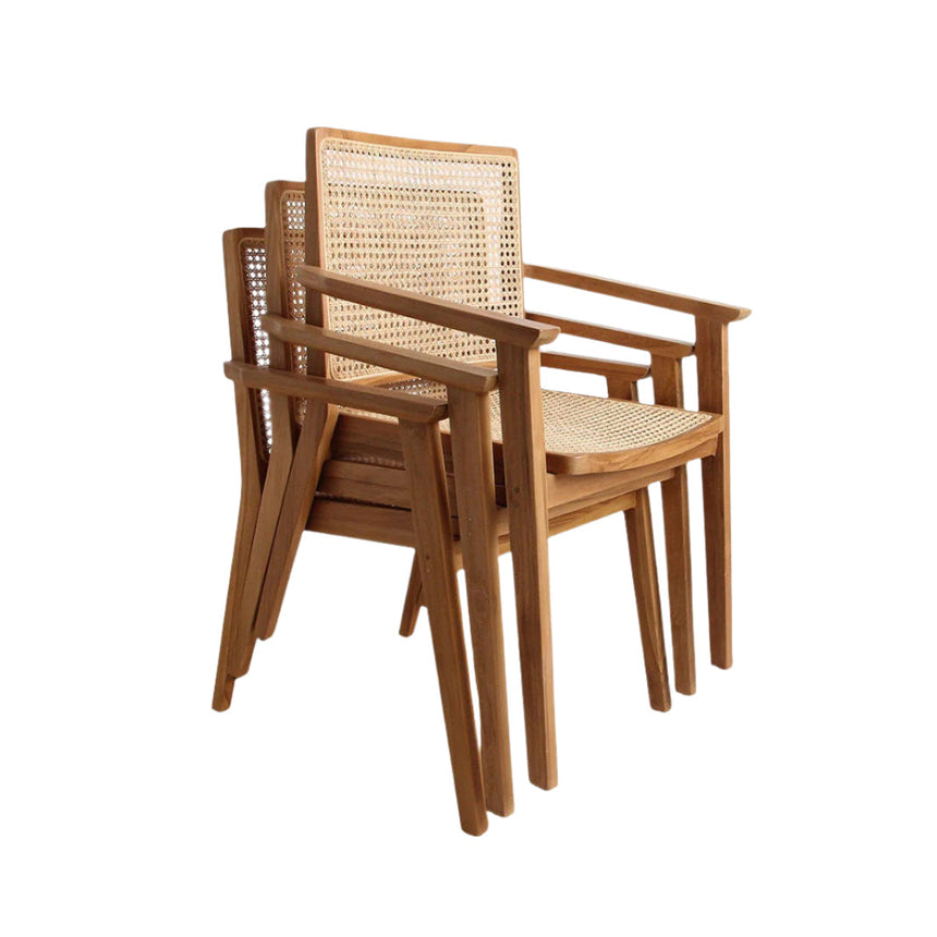 Nova rattan karfás szék