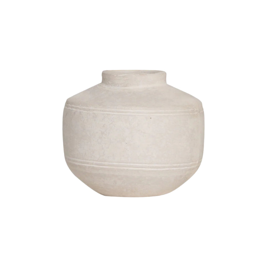 Charan papier-mâché vase