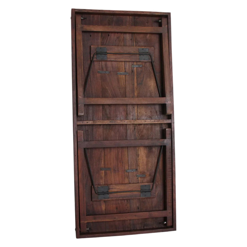 Dining wooden folding table 165x75