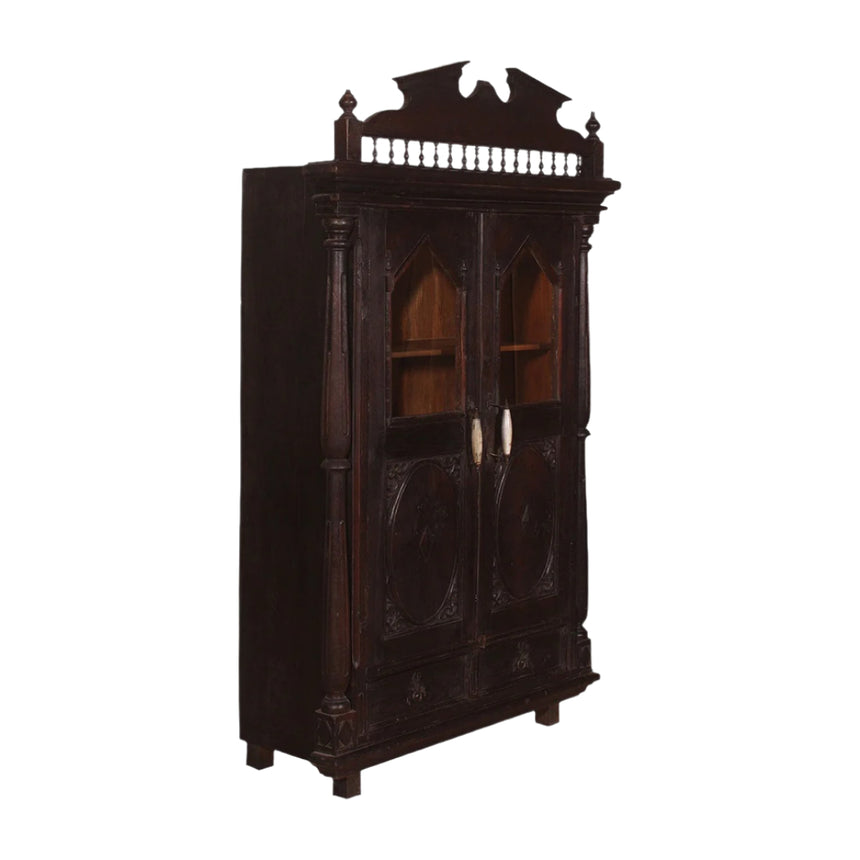 Black wooden cabinet