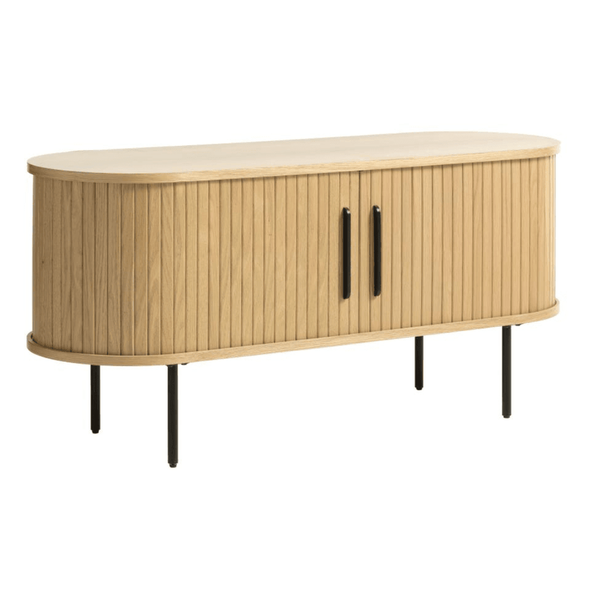 Nola sliding door wooden TV stand 120