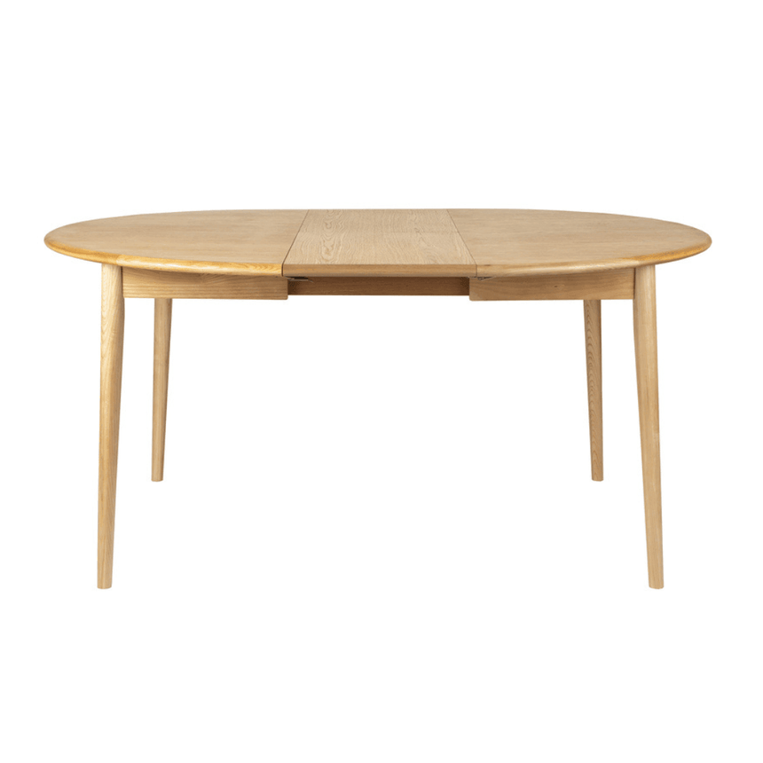 Twist extendable wooden dining table Ø120