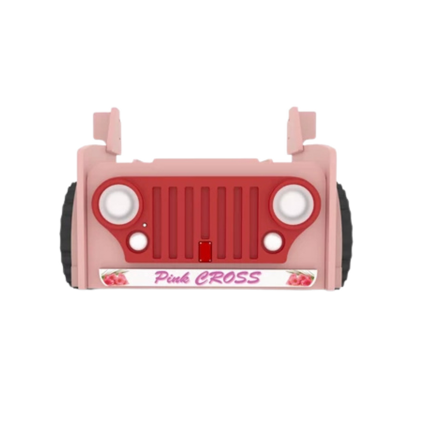 Jeep Pink wooden children's bed