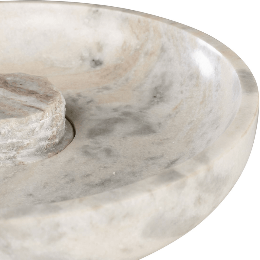 Chisel marble bowl