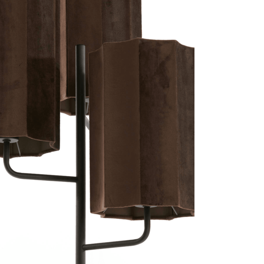 Edisa velvet floor lamp