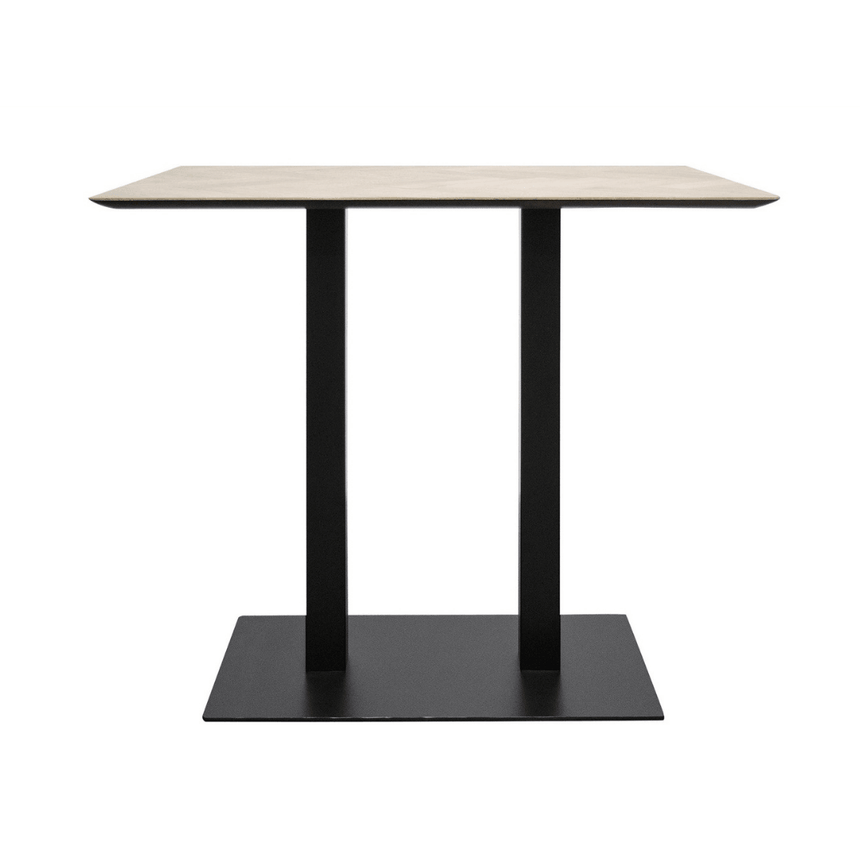 Herringbone wooden bar table 110x70