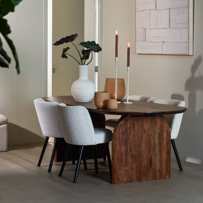 Indore fa étkezőasztal