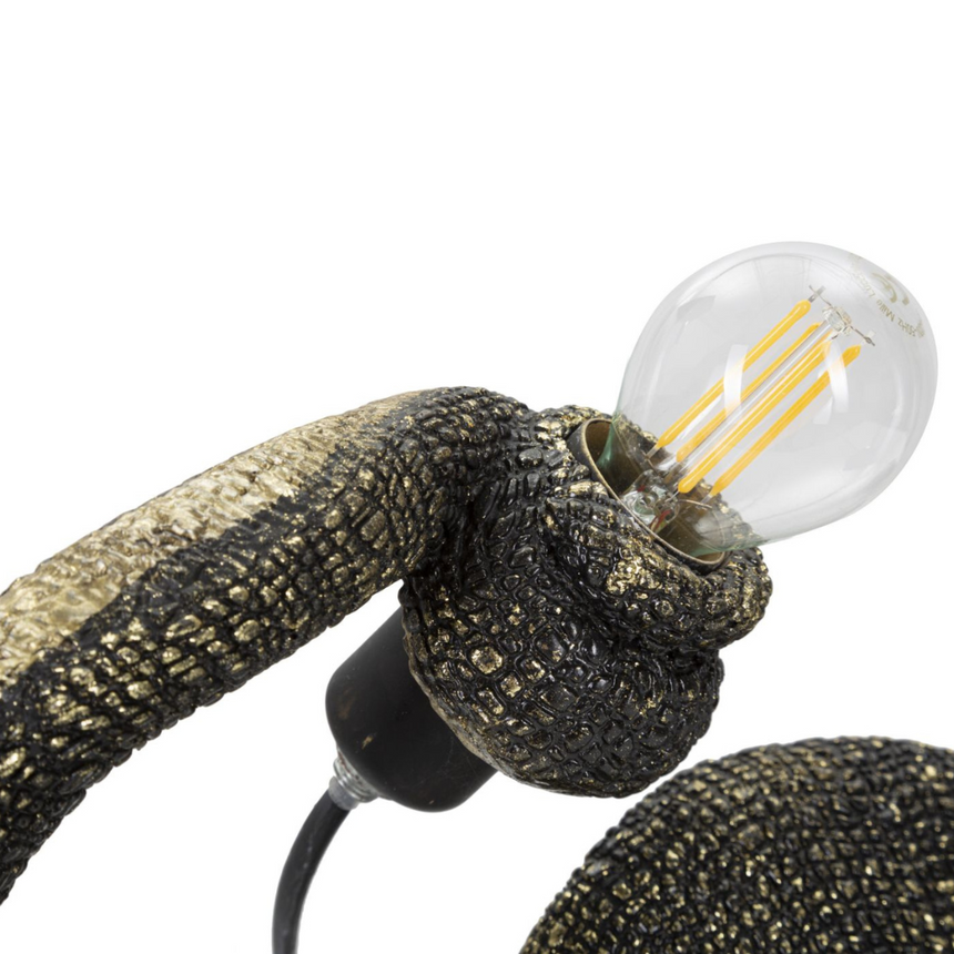 Camaleonte műgyanta asztali lámpa