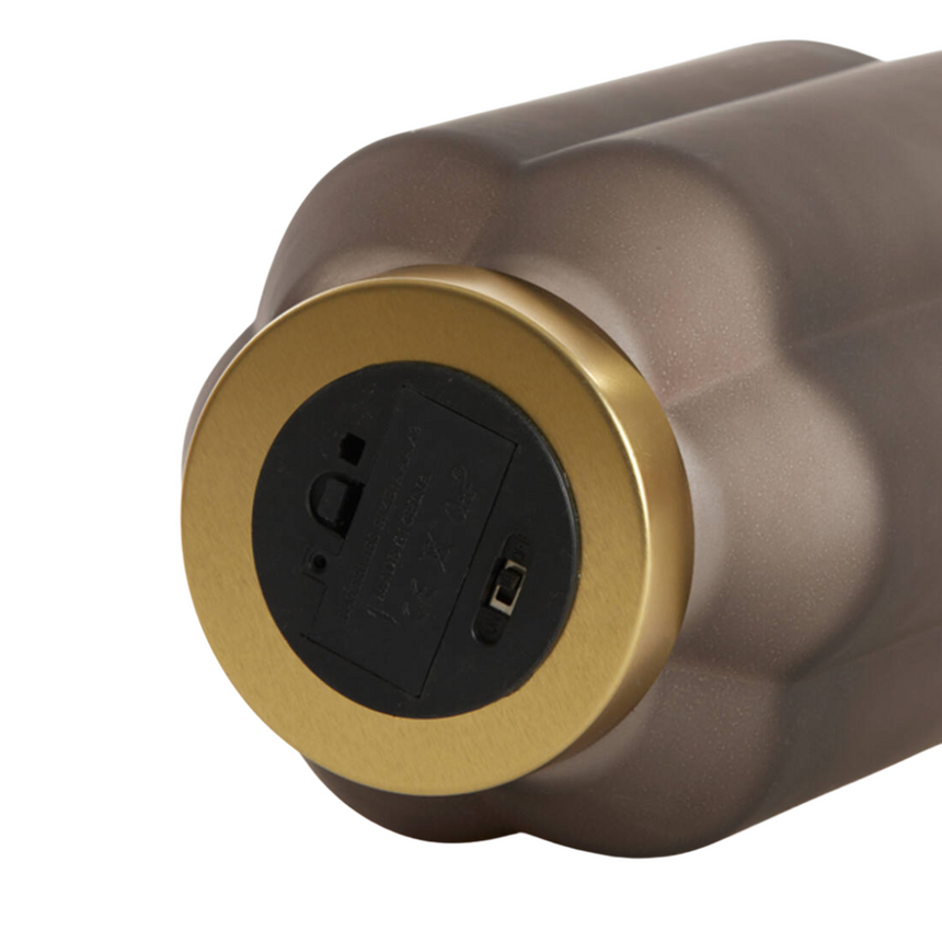 Yvias üveg asztali lámpa matt Ø15