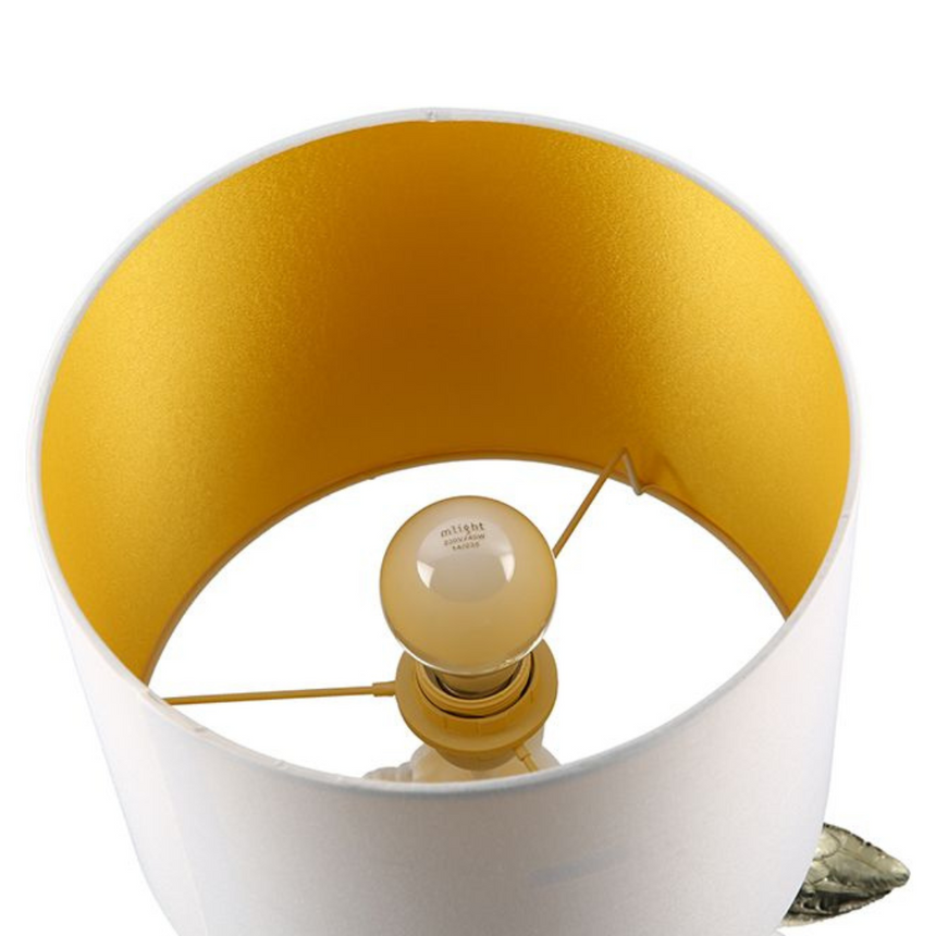 Monkey resin table lamp 34cm