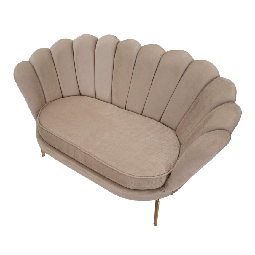 Vienna Plus 2-seater velvet sofa