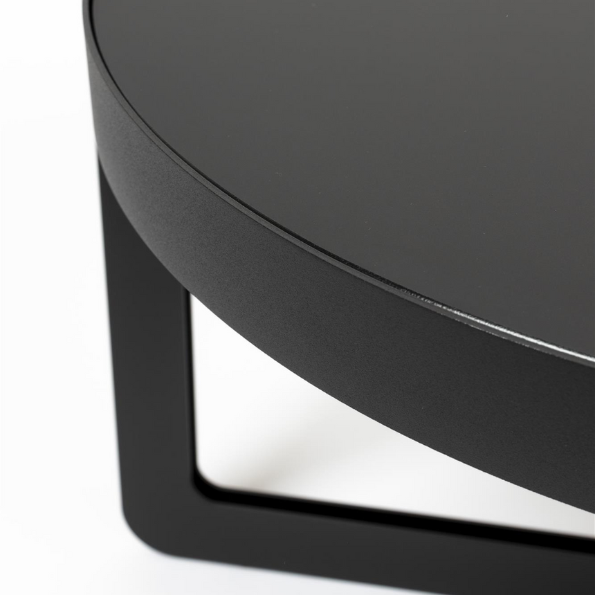 Centre Oval wooden coffee table