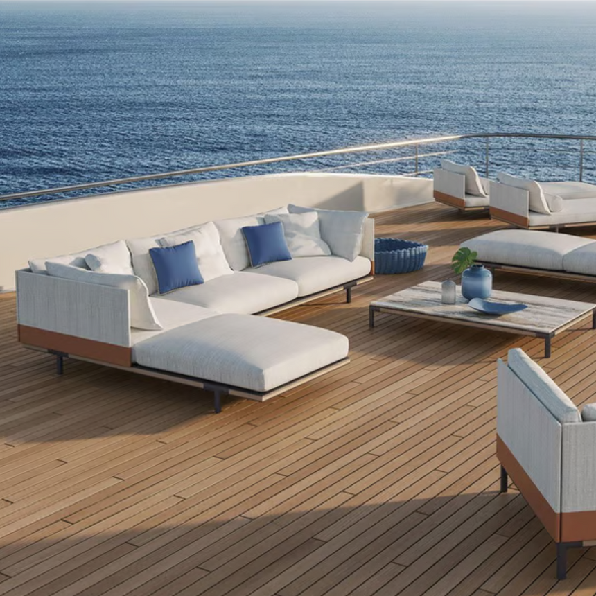 Kilt garden coffee table