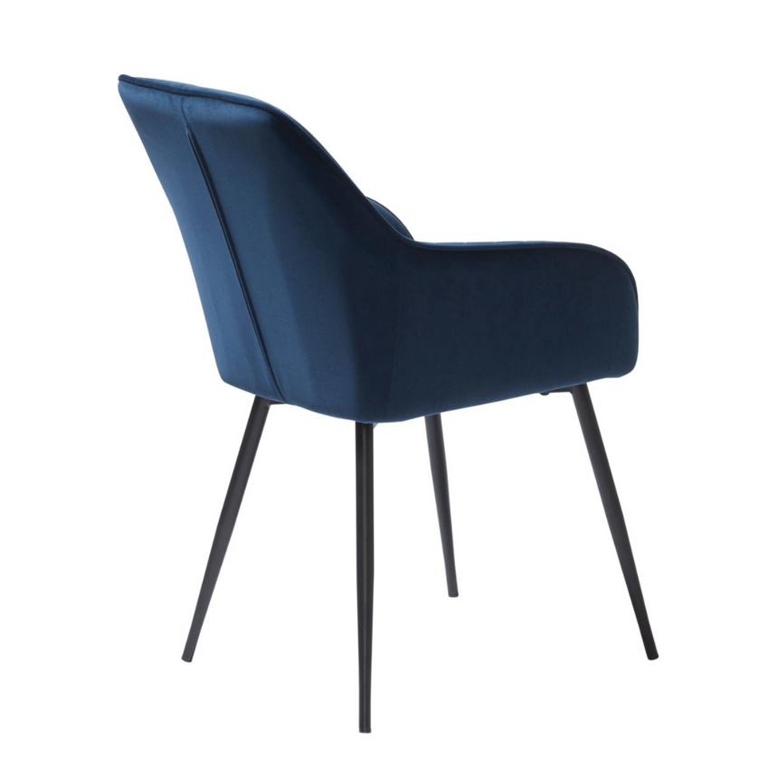 Nolan csíkos bársony szék