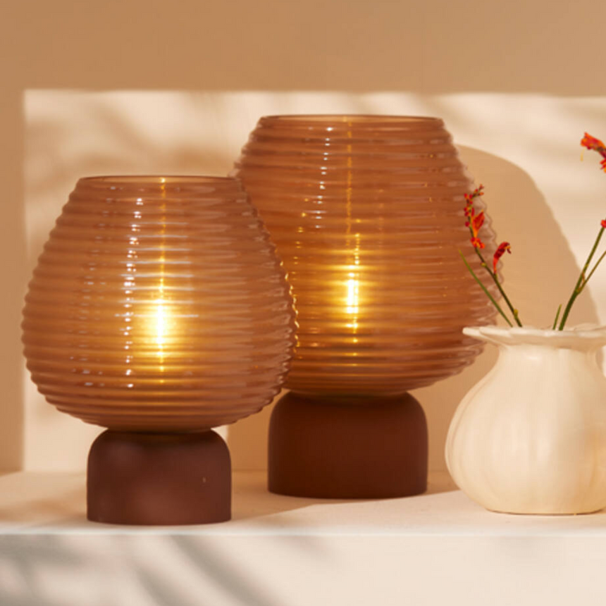 Alenna üveg asztali lámpa Ø22