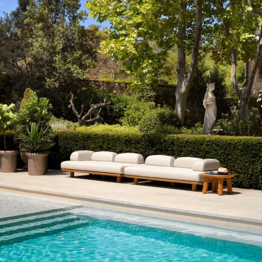 Jasper round metal flower pot medium